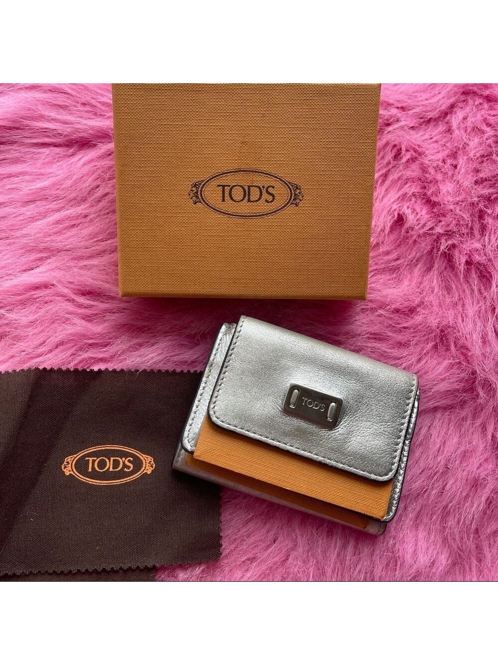 Tod's 📦 Wallet silver color